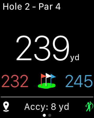 Golf GPS++ on Apple Watch