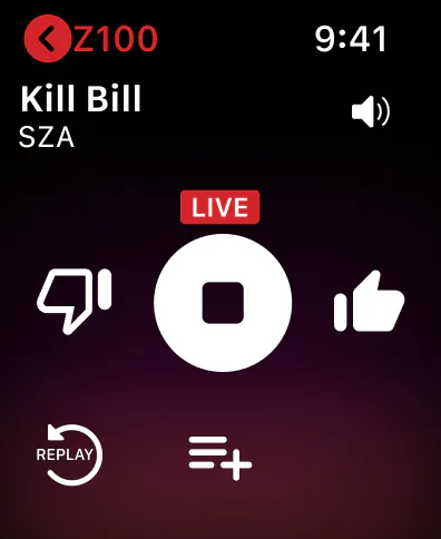 iHeart on Apple Watch