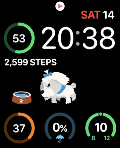 StepDog on Apple Watch