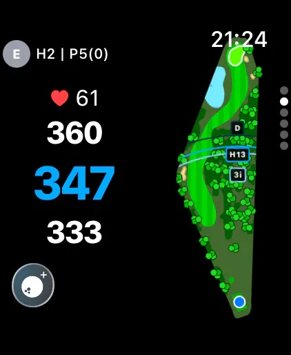 Shot Scope on Apple Watch
