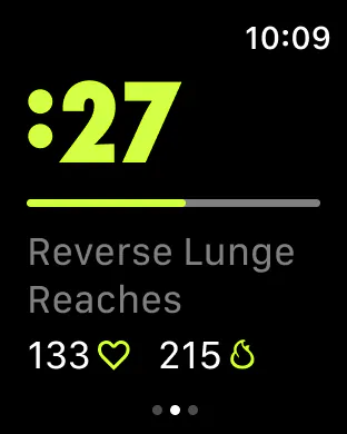 Nike Training Club on Apple Watch