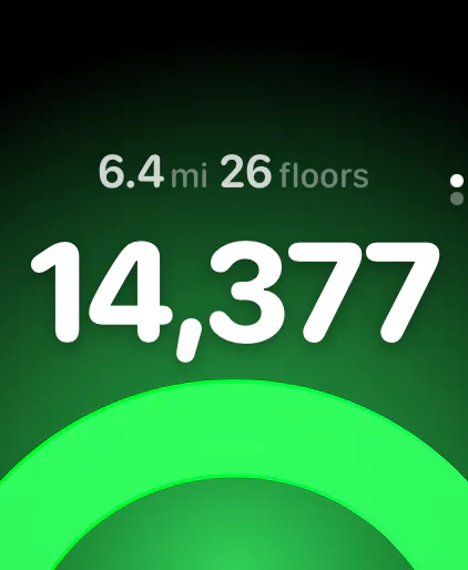 Pedometer++ on Apple Watch
