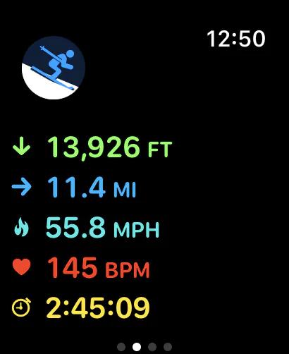 Slopes on Apple Watch