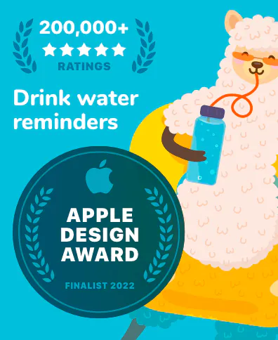 Waterllama on Apple Watch