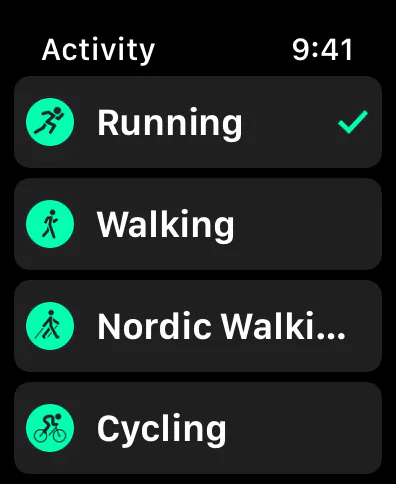 Goals on Apple Watch