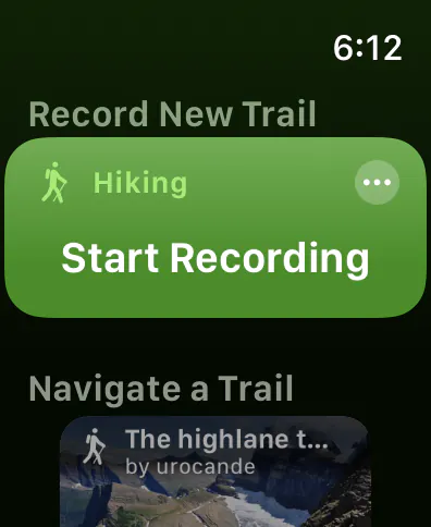Wikiloc on Apple Watch