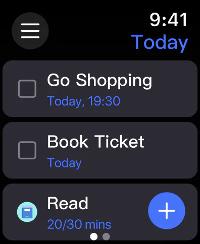 TickTick on Apple Watch