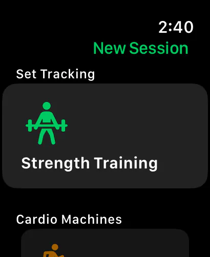 Setgraph on Apple Watch