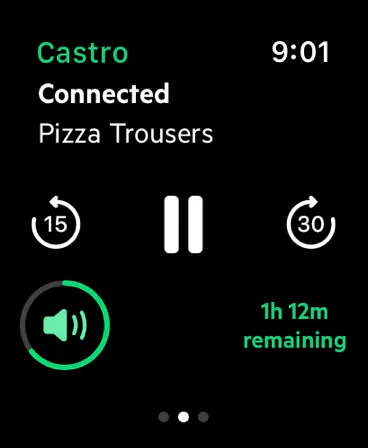 Castro on Apple Watch