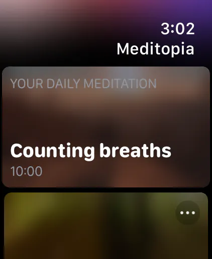 Meditopia on Apple Watch