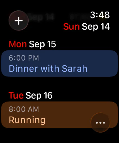 Fantastical on Apple Watch
