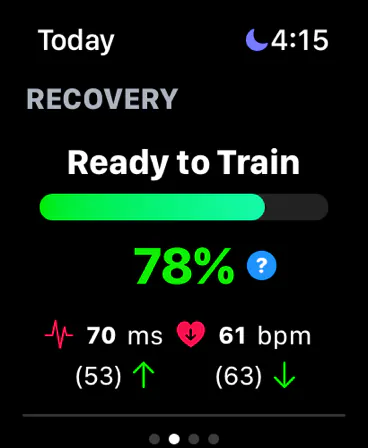 Athlytic on Apple Watch