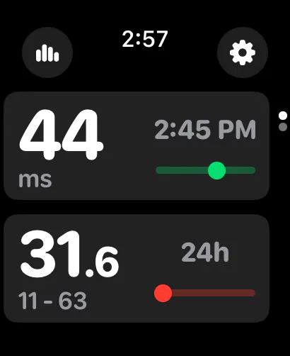 HRV Tracker for Watch on Apple Watch