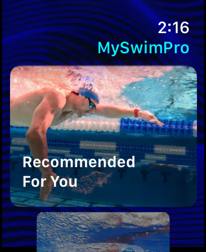 MySwimPro on Apple Watch