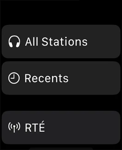 Broadcasts on Apple Watch